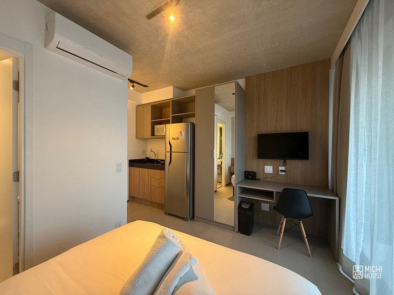 Maravilhoso Studio Metro Vl Mariana com Ar/Wifi