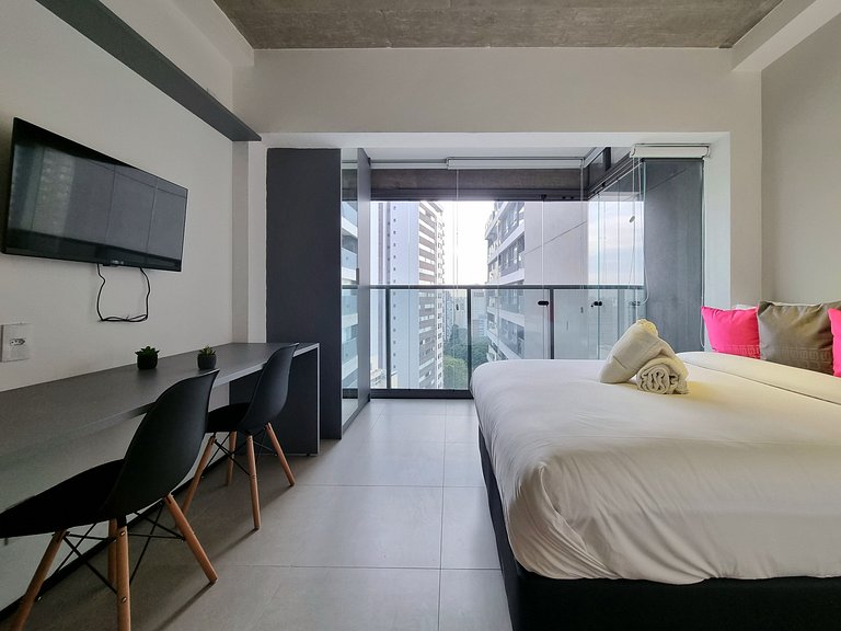 Maravilhoso Studio Metro Paraiso Vista Incrivel