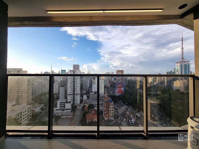 Perfeito Studio Metro Paraiso Ar/Wifi Coworking
