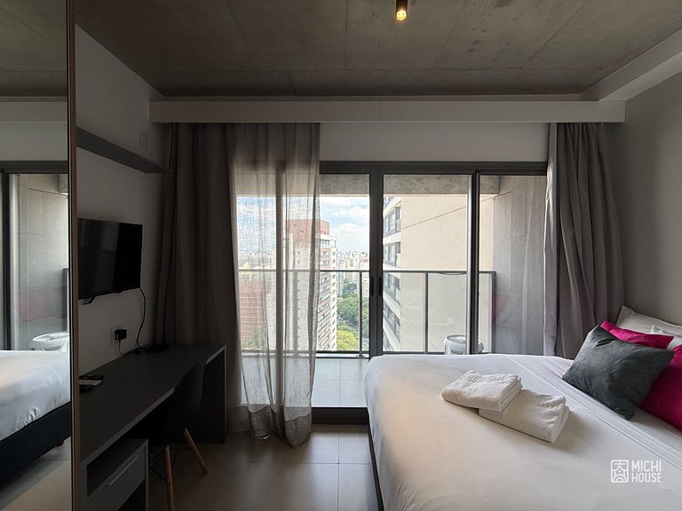 Maravilhoso Studio Metro Paraiso Vista Incrivel
