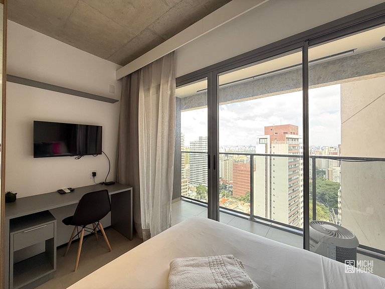 Maravilhoso Studio Metro Paraiso Vista Incrivel