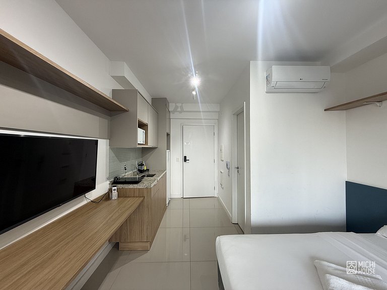 Fantastico Studio Metro Paraiso com Ar/Wifi