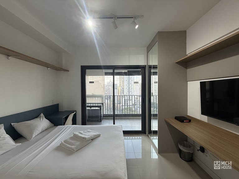 Fantastico Studio Metro Paraiso com Ar/Wifi