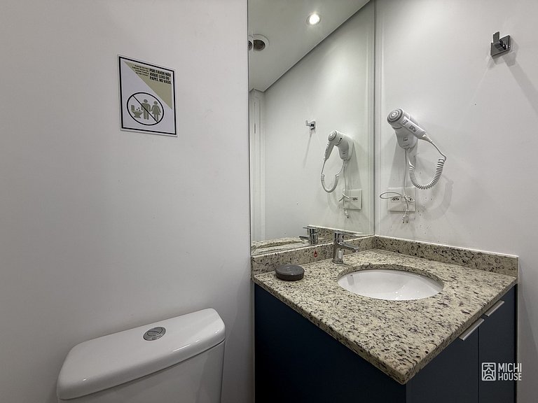 Fantastico Studio Metro Paraiso com Ar/Wifi