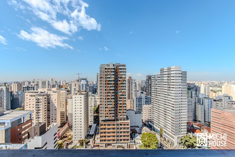 Studio Metro Paraiso • Paulista • Lazer completo