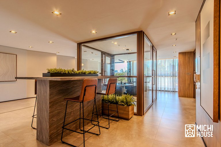 Spectacular Studio Metro Paraiso AC/WF Incredible View