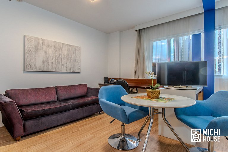 Apartamento Executivo Alphaville • Pratico • Ar