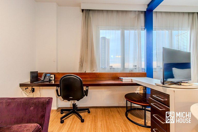 Apartamento Executivo Alphaville • Pratico • Ar