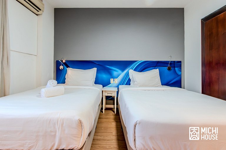 Apartamento Executivo Alphaville • Pratico • Ar