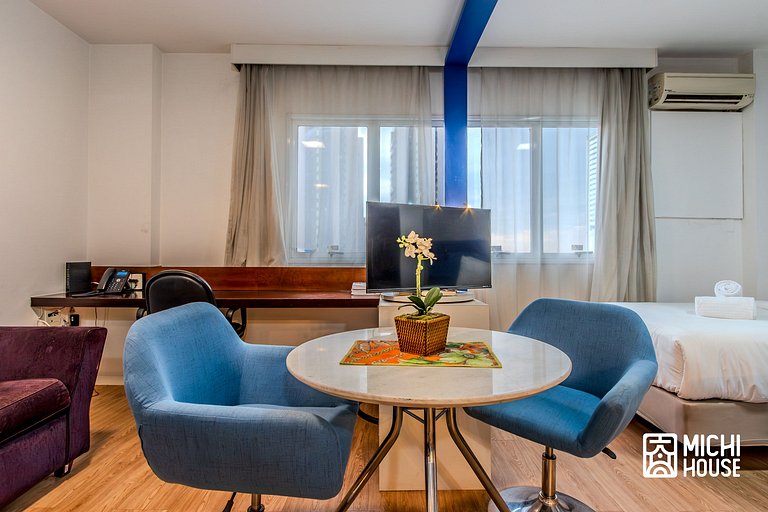 Apartamento Executivo Alphaville • Pratico • Ar