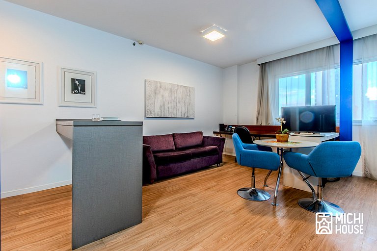 Apartamento Executivo Alphaville • Pratico • Ar