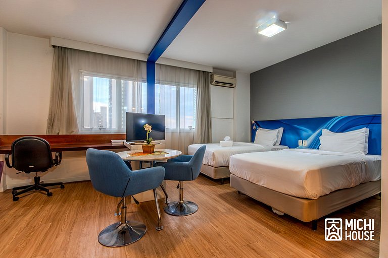 Apartamento Executivo Alphaville • Pratico • Ar