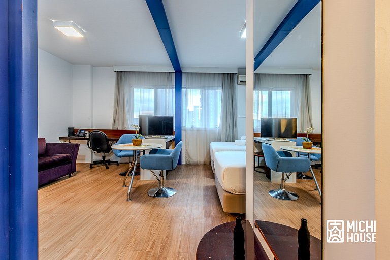 Apartamento Executivo Alphaville • Pratico • Ar