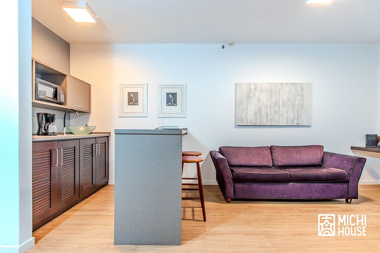 Apartamento Executivo Alphaville • Pratico • Ar