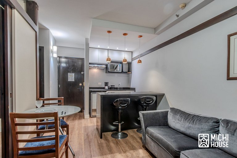 Apartamento Executivo em Alphaville • Praticidade