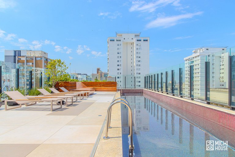 Lindo 2 Quartos • Jardins • Oscar Freire •  AC